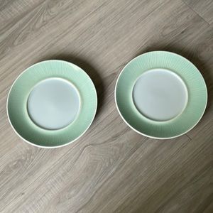Target Home Green and White Salad Plates